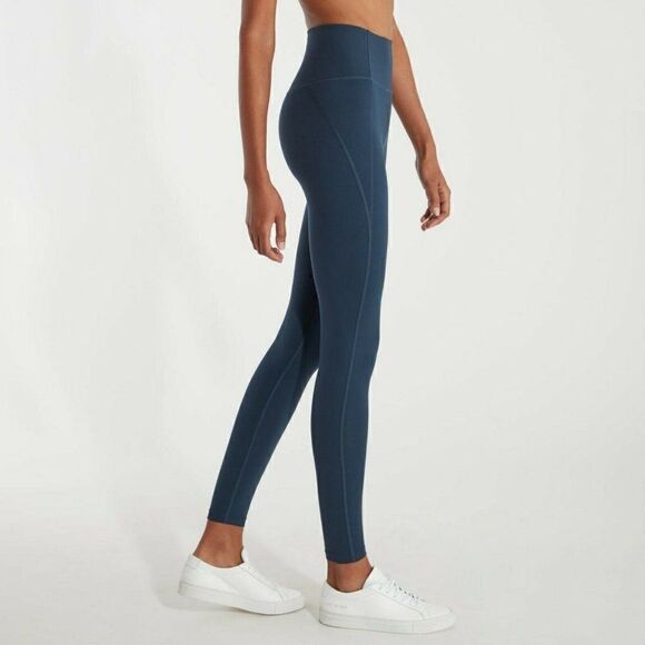 GIRLFRIEND COLLECTIVE - XS - Compressive High Rise Full Length Leggings Blue - Picture 1 of 8
